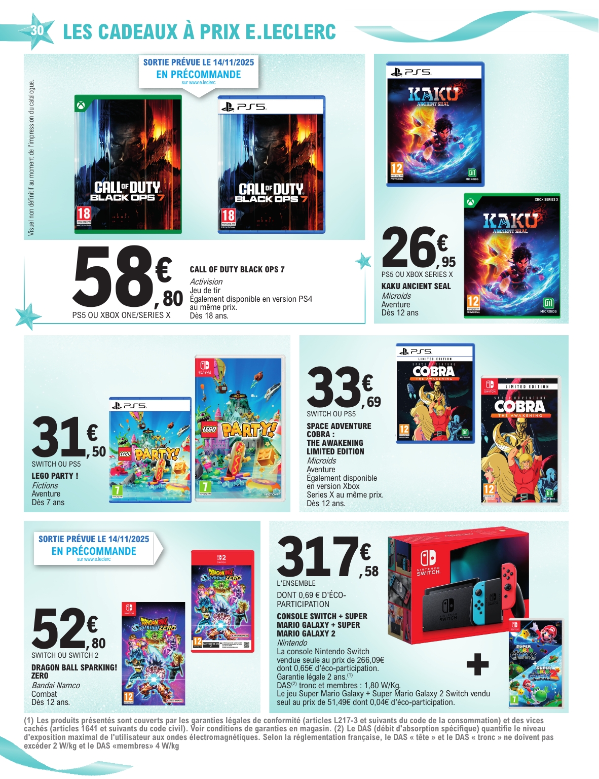 e-leclerc - Catalogue E.Leclerc - Preparation de Noel valable du 04/11 au 15/11 - page: 30
