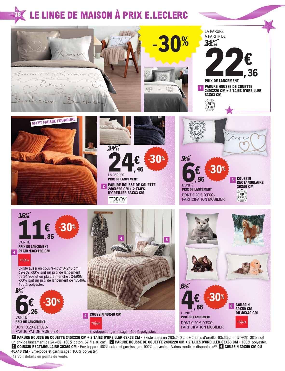 e-leclerc - Catalogue E.Leclerc - Preparation de Noel valable du 04/11 au 15/11 - page: 38