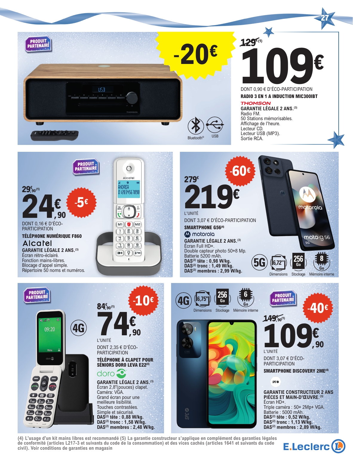 e-leclerc - Catalogue E.Leclerc - Preparation de Noel valable du 04/11 au 15/11 - page: 27