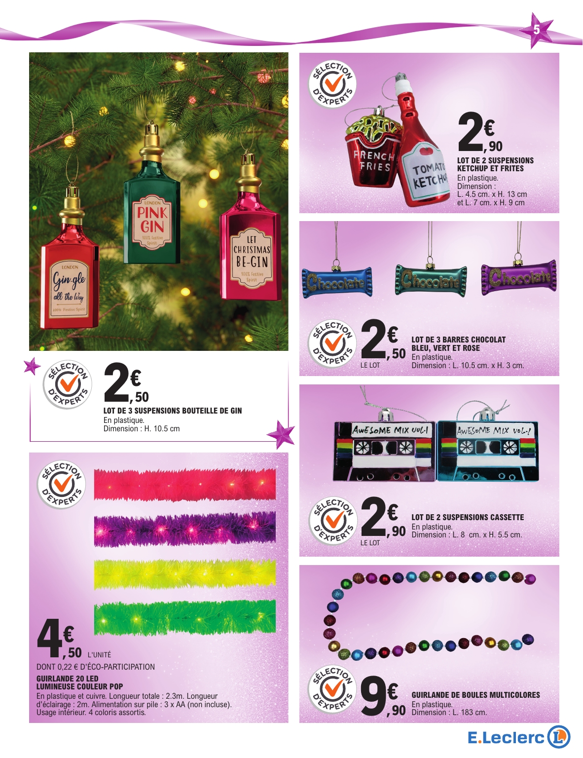 e-leclerc - Catalogue E.Leclerc - Preparation de Noel valable du 04/11 au 15/11 - page: 5