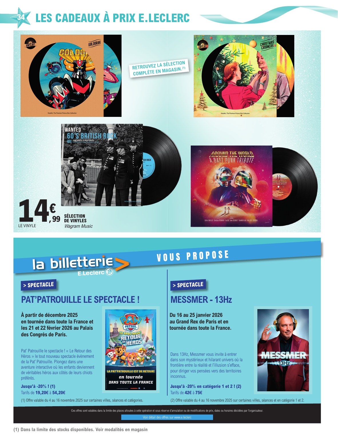 e-leclerc - Catalogue E.Leclerc - Preparation de Noel valable du 04/11 au 15/11 - page: 34