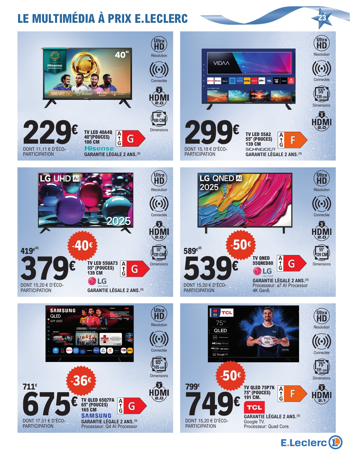 e-leclerc - Catalogue E.Leclerc - Preparation de Noel valable du 04/11 au 15/11 - page: 23