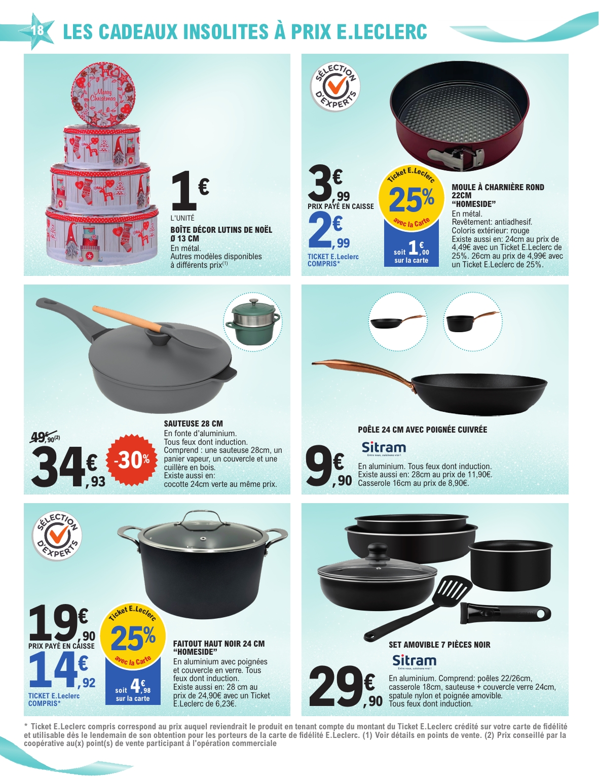 e-leclerc - Catalogue E.Leclerc - Preparation de Noel valable du 04/11 au 15/11 - page: 18