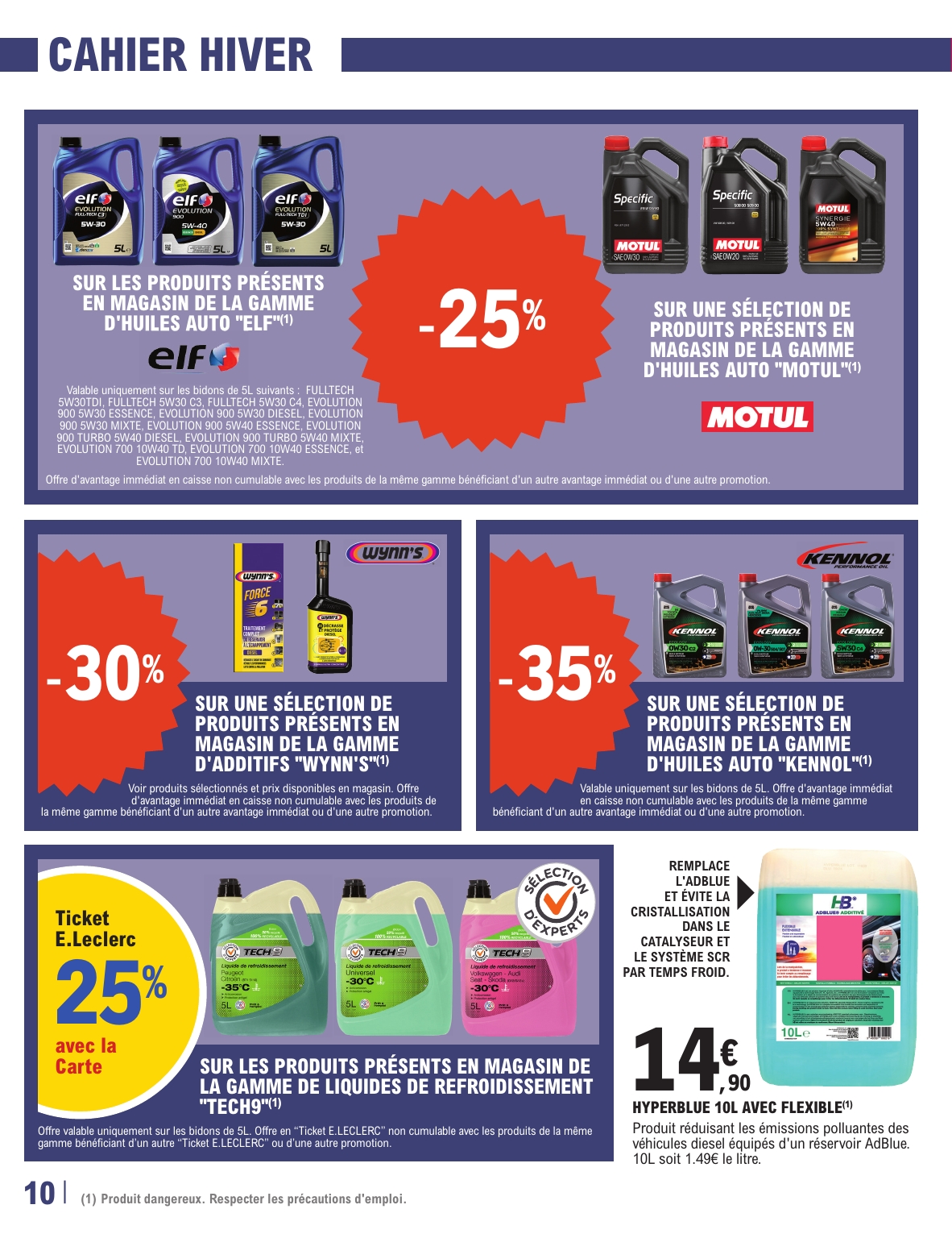 e-leclerc - Catalogue E.Leclerc - Thematique Preparation Hiver valable du 04/11 au 29/11 - page: 10