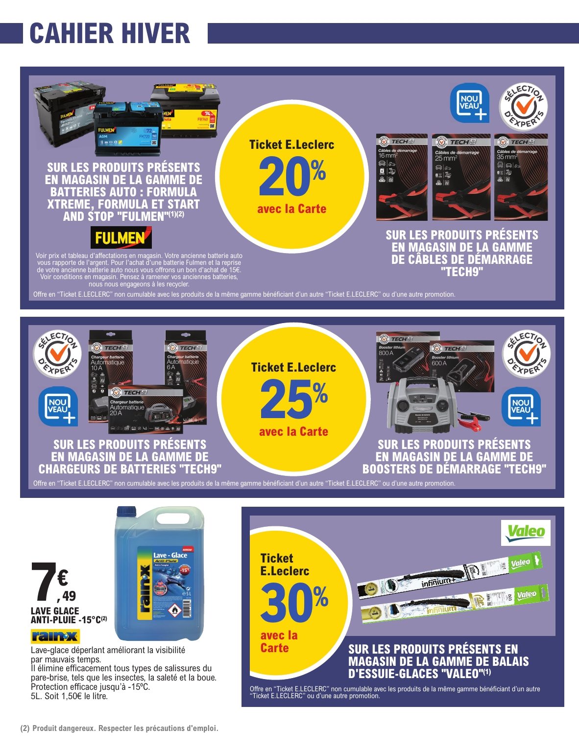 e-leclerc - Catalogue E.Leclerc - Thematique Preparation Hiver valable du 04/11 au 29/11 - page: 9