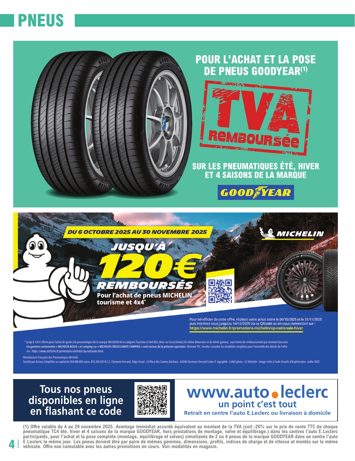 e-leclerc - Catalogue E.Leclerc - Thematique Preparation Hiver valable du 04/11 au 29/11 - page: 4