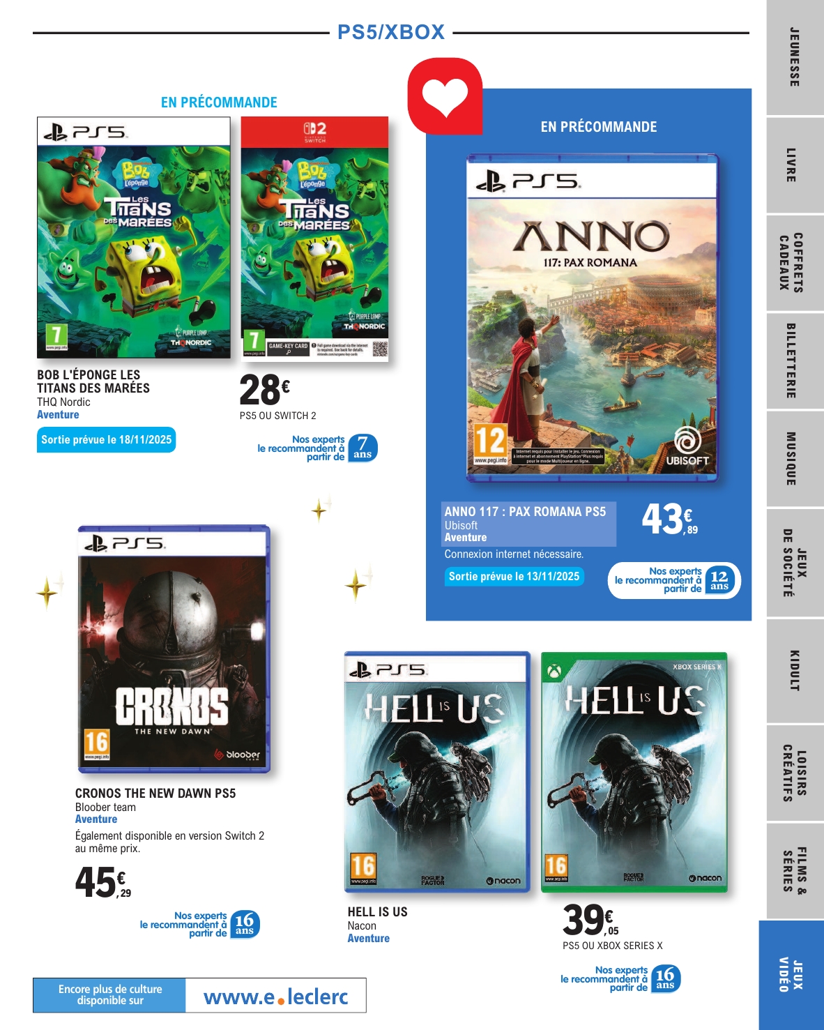 e-leclerc - Catalogue E.Leclerc - Selection Fin D'Annee valable du 11/11 au 20/12 - page: 97