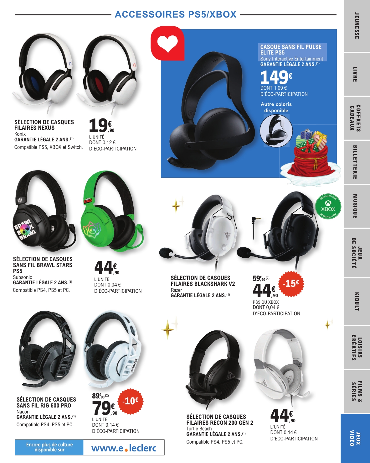 e-leclerc - Catalogue E.Leclerc - Selection Fin D'Annee valable du 11/11 au 20/12 - page: 99