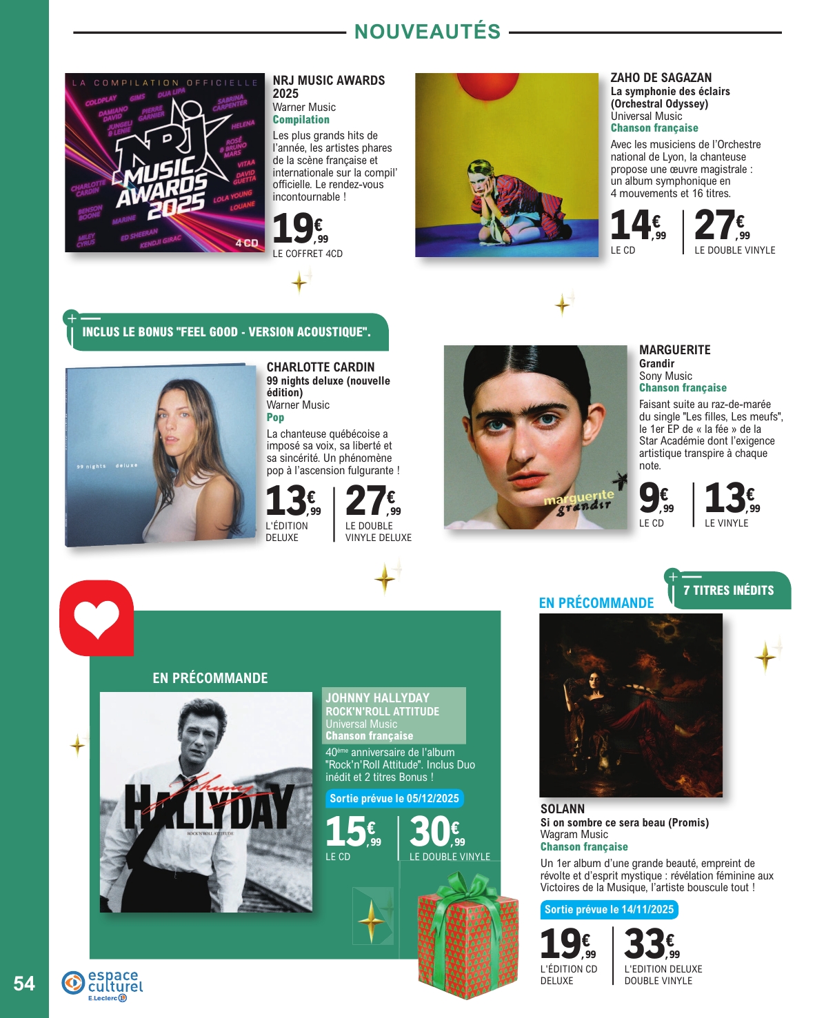 e-leclerc - Catalogue E.Leclerc - Selection Fin D'Annee valable du 11/11 au 20/12 - page: 54