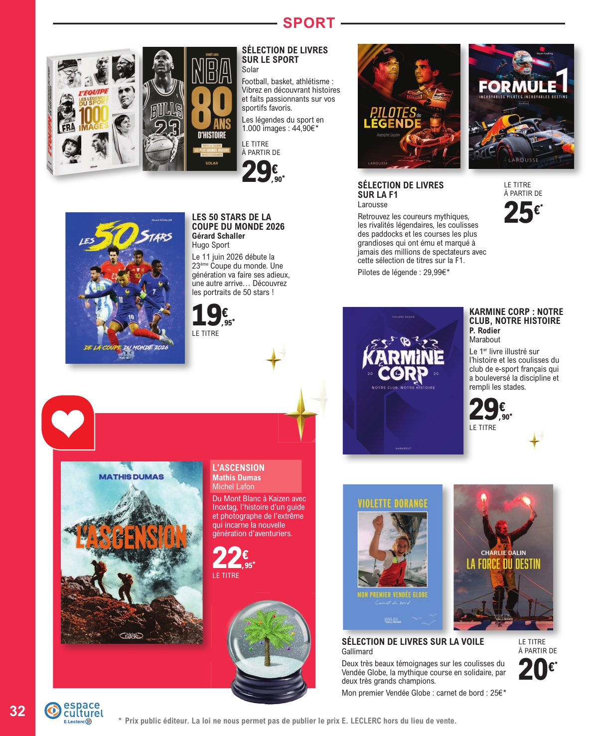 e-leclerc - Catalogue E.Leclerc - Selection Fin D'Annee valable du 11/11 au 20/12 - page: 32