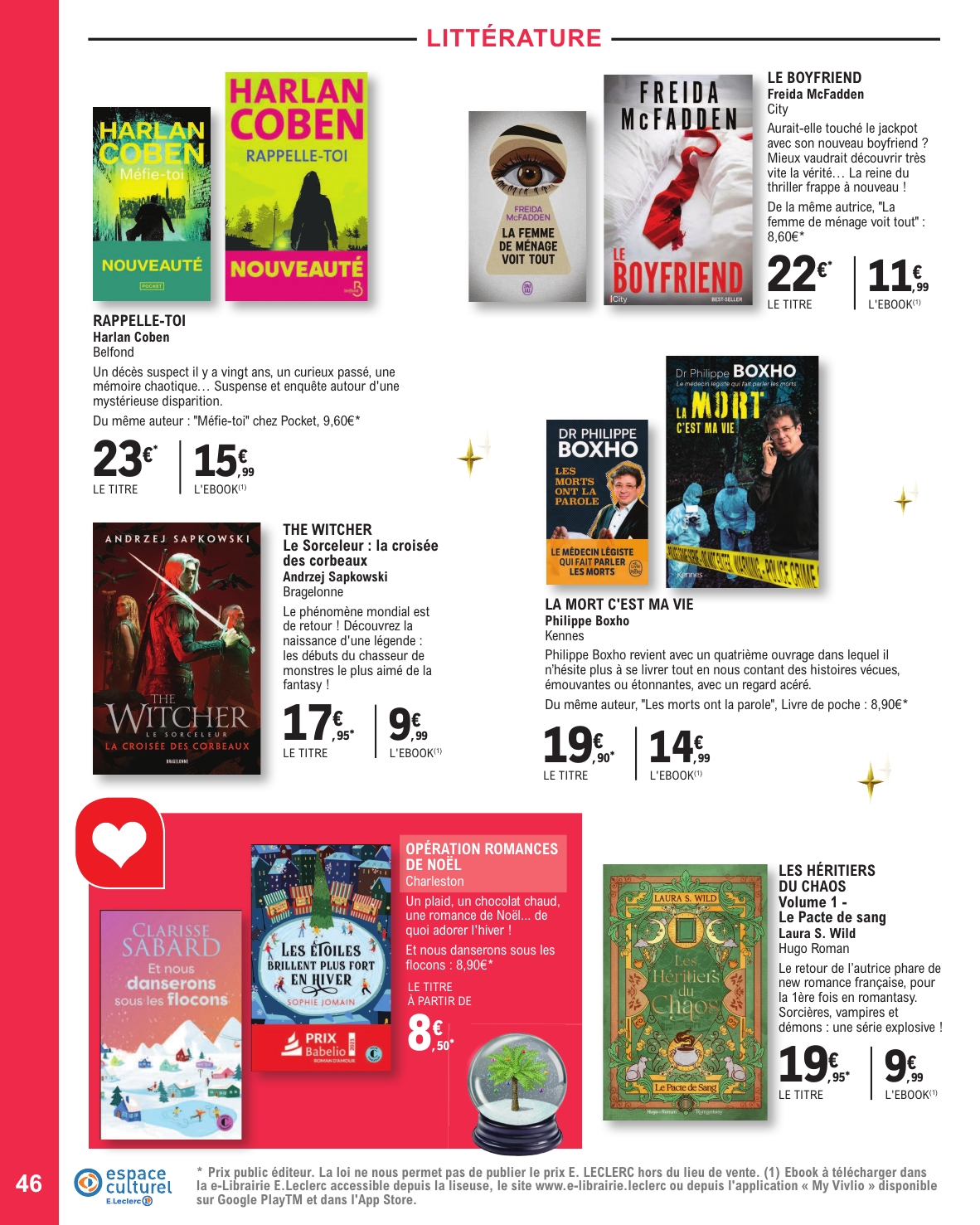 e-leclerc - Catalogue E.Leclerc - Selection Fin D'Annee valable du 11/11 au 20/12 - page: 46