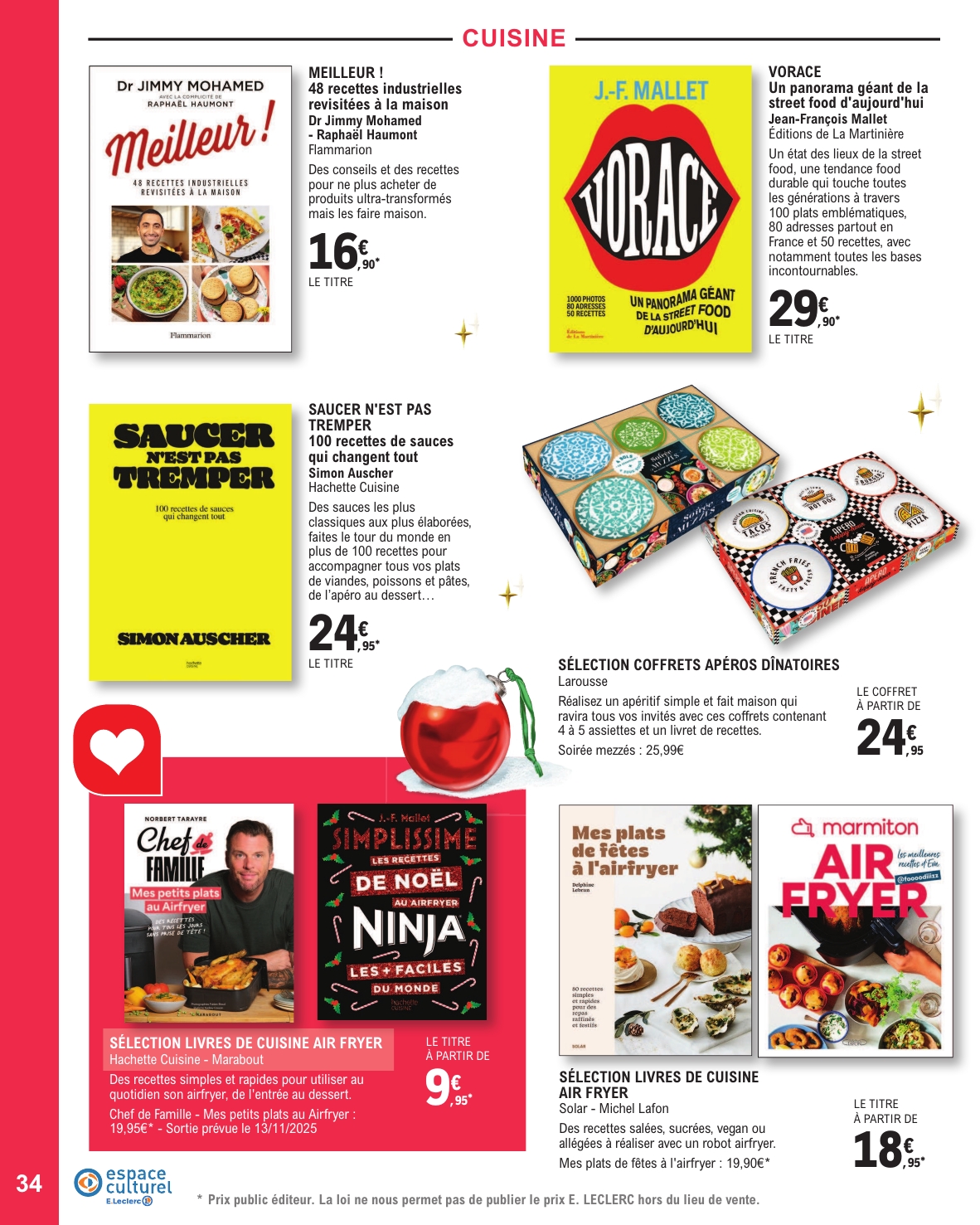 e-leclerc - Catalogue E.Leclerc - Selection Fin D'Annee valable du 11/11 au 20/12 - page: 34