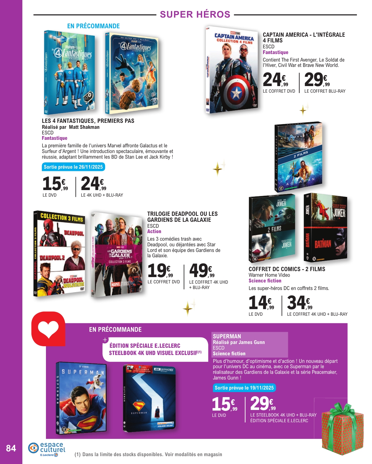 e-leclerc - Catalogue E.Leclerc - Selection Fin D'Annee valable du 11/11 au 20/12 - page: 84