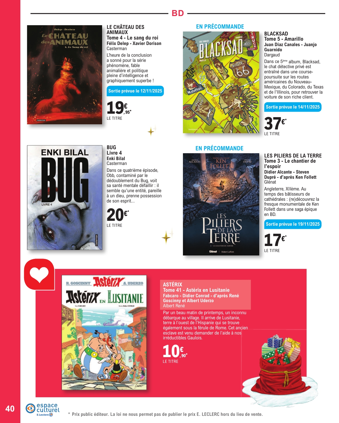 e-leclerc - Catalogue E.Leclerc - Selection Fin D'Annee valable du 11/11 au 20/12 - page: 40