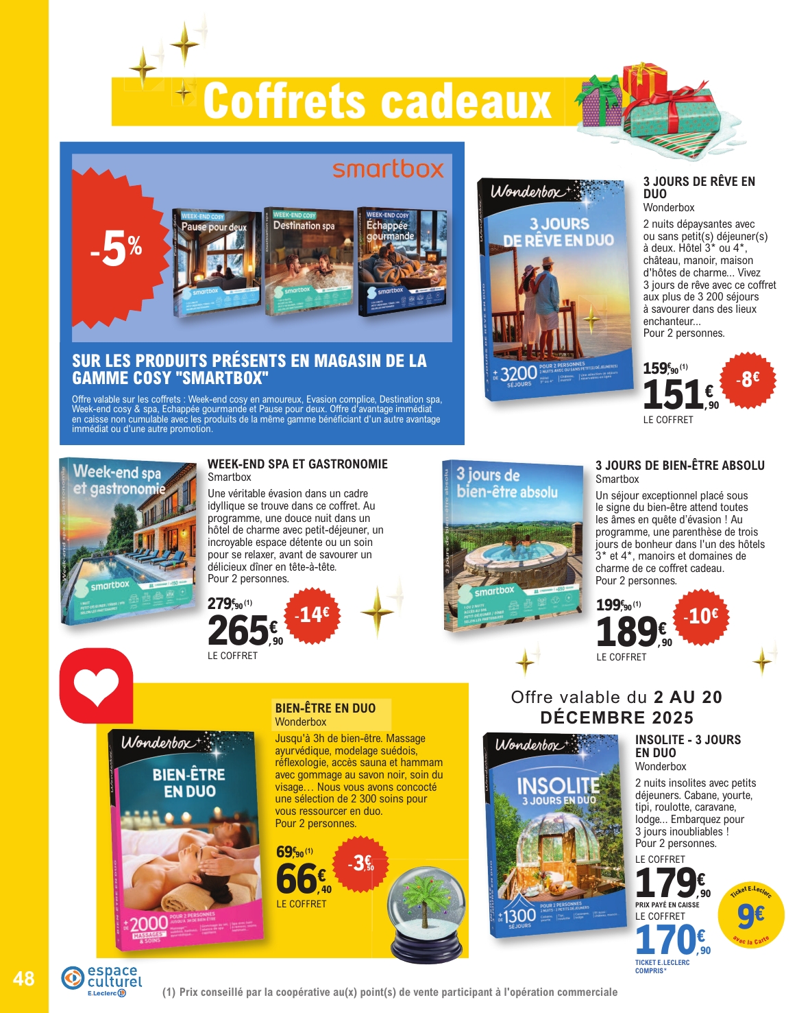 e-leclerc - Catalogue E.Leclerc - Selection Fin D'Annee valable du 11/11 au 20/12 - page: 48