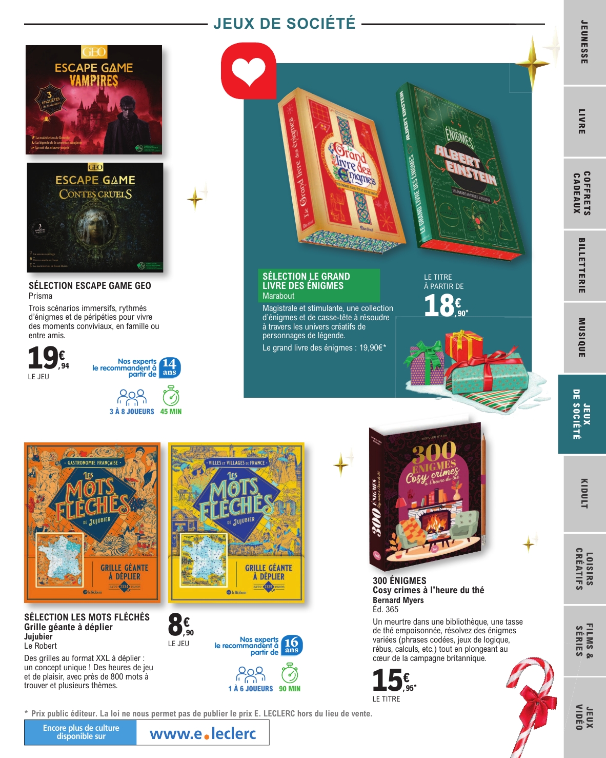 e-leclerc - Catalogue E.Leclerc - Selection Fin D'Annee valable du 11/11 au 20/12 - page: 65