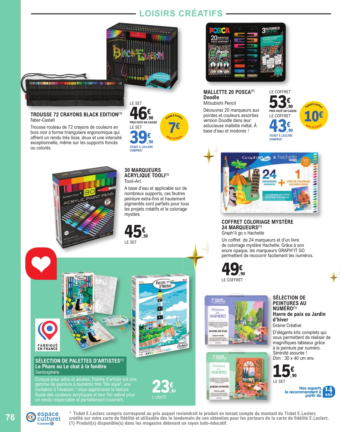 e-leclerc - Catalogue E.Leclerc - Selection Fin D'Annee valable du 11/11 au 20/12 - page: 76