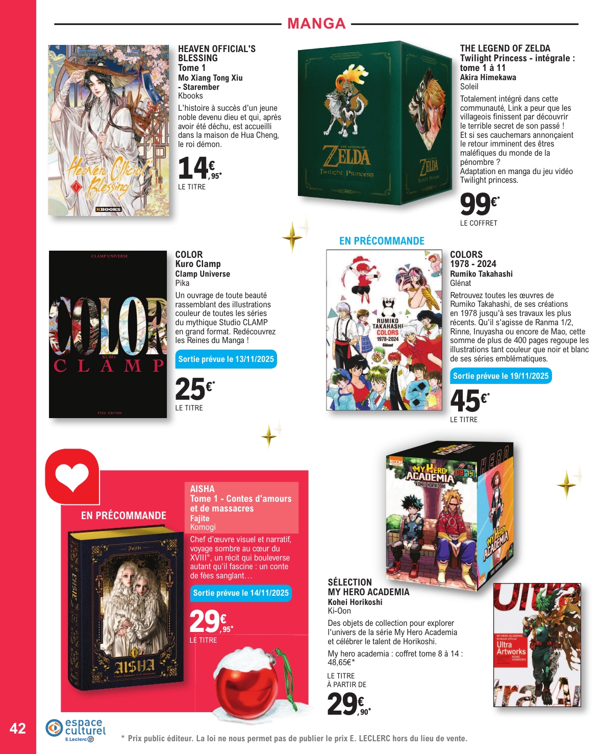 e-leclerc - Catalogue E.Leclerc - Selection Fin D'Annee valable du 11/11 au 20/12 - page: 42