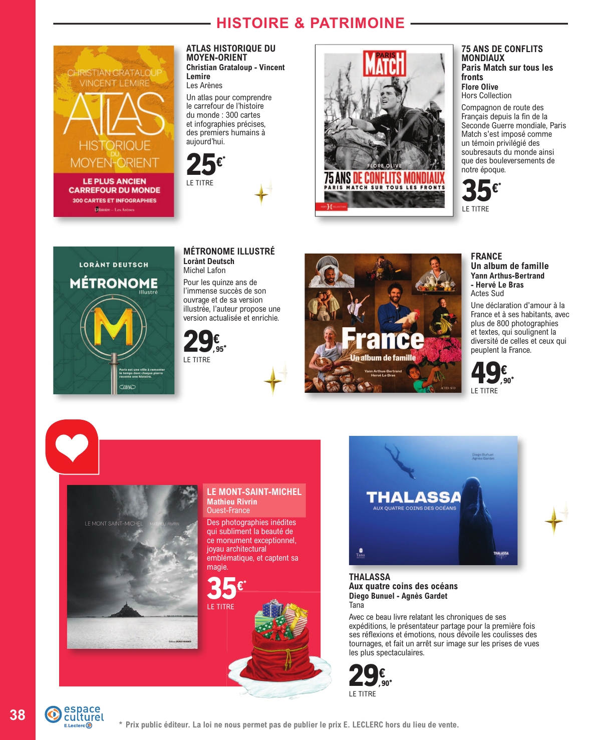 e-leclerc - Catalogue E.Leclerc - Selection Fin D'Annee valable du 11/11 au 20/12 - page: 38