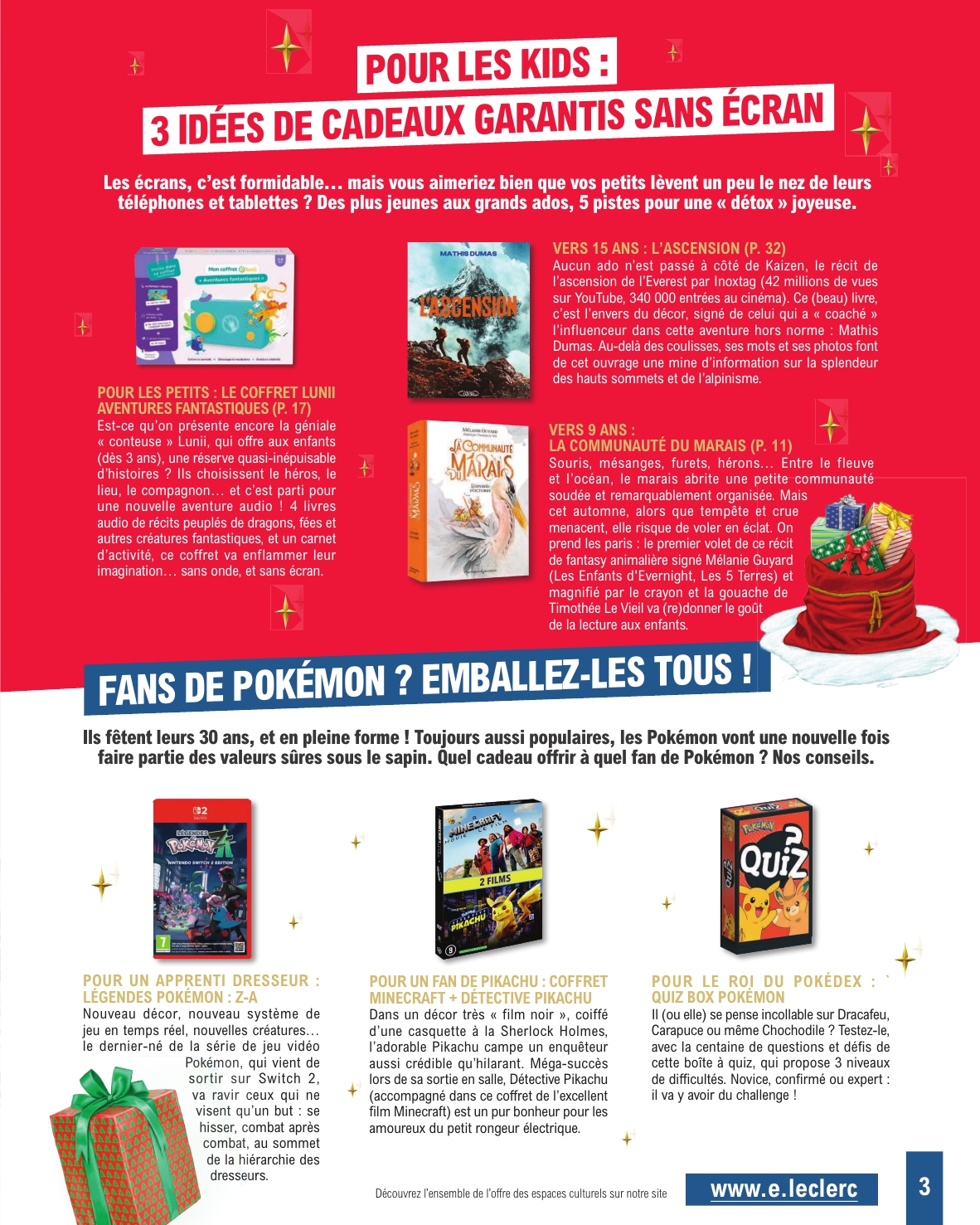 e-leclerc - Catalogue E.Leclerc - Selection Fin D'Annee valable du 11/11 au 20/12 - page: 3