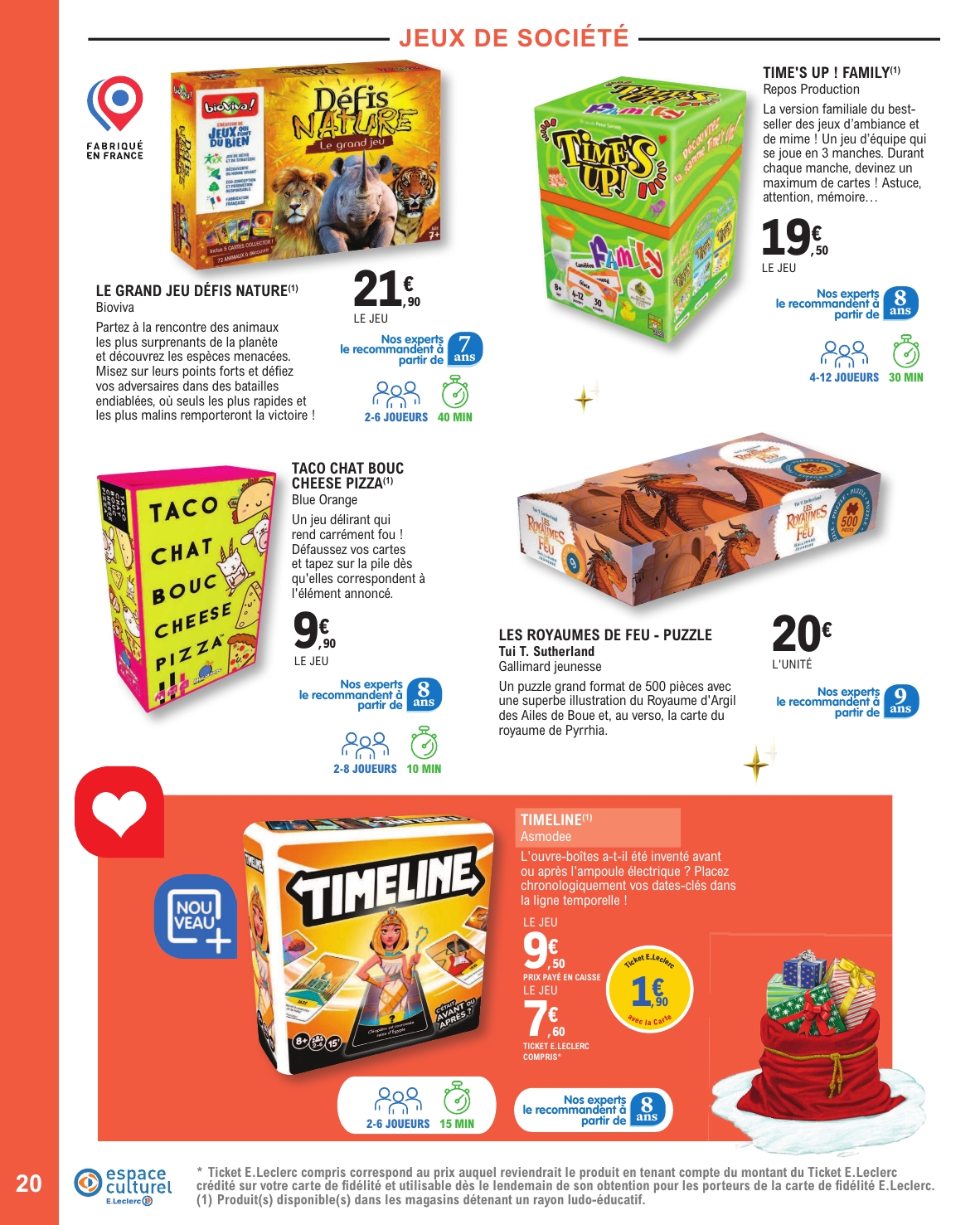 e-leclerc - Catalogue E.Leclerc - Selection Fin D'Annee valable du 11/11 au 20/12 - page: 20