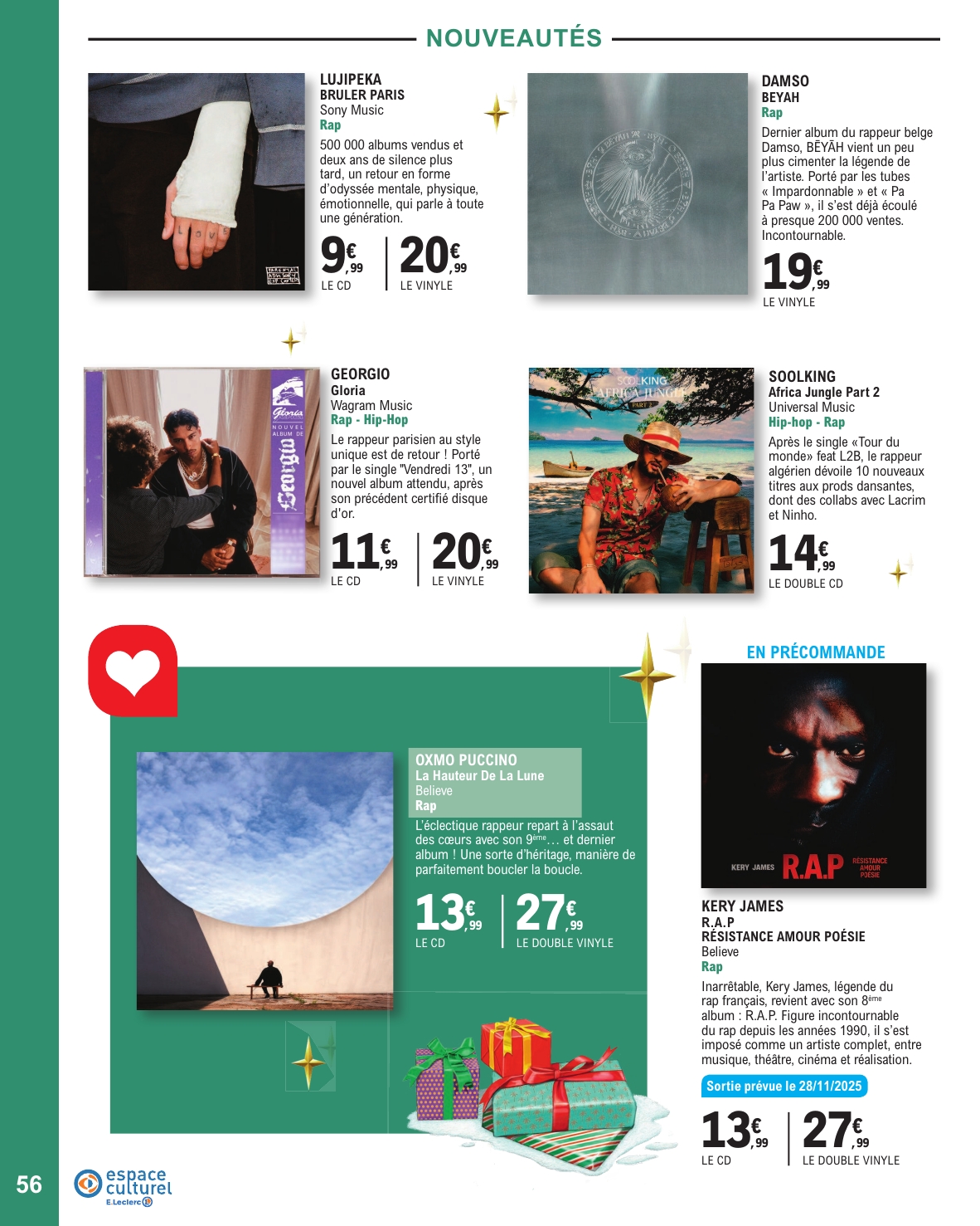 e-leclerc - Catalogue E.Leclerc - Selection Fin D'Annee valable du 11/11 au 20/12 - page: 56