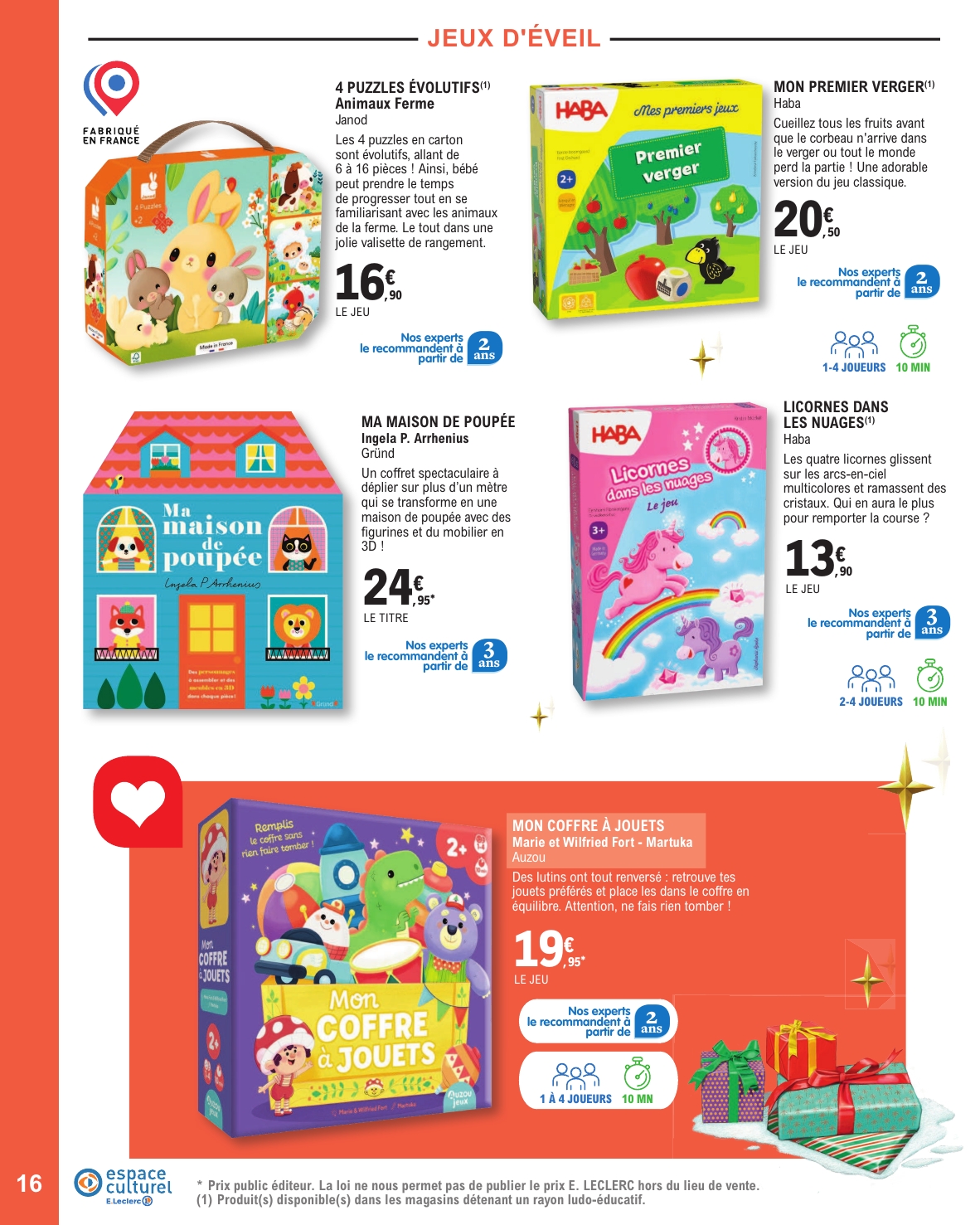 e-leclerc - Catalogue E.Leclerc - Selection Fin D'Annee valable du 11/11 au 20/12 - page: 16