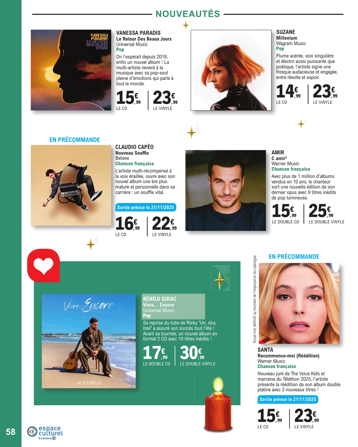 e-leclerc - Catalogue E.Leclerc - Selection Fin D'Annee valable du 11/11 au 20/12 - page: 58