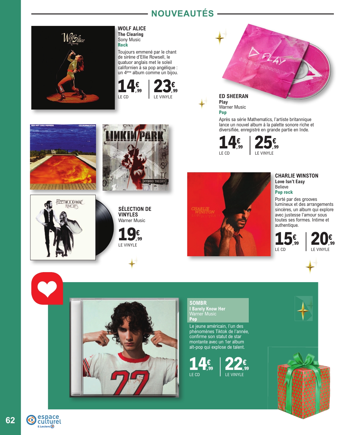 e-leclerc - Catalogue E.Leclerc - Selection Fin D'Annee valable du 11/11 au 20/12 - page: 62