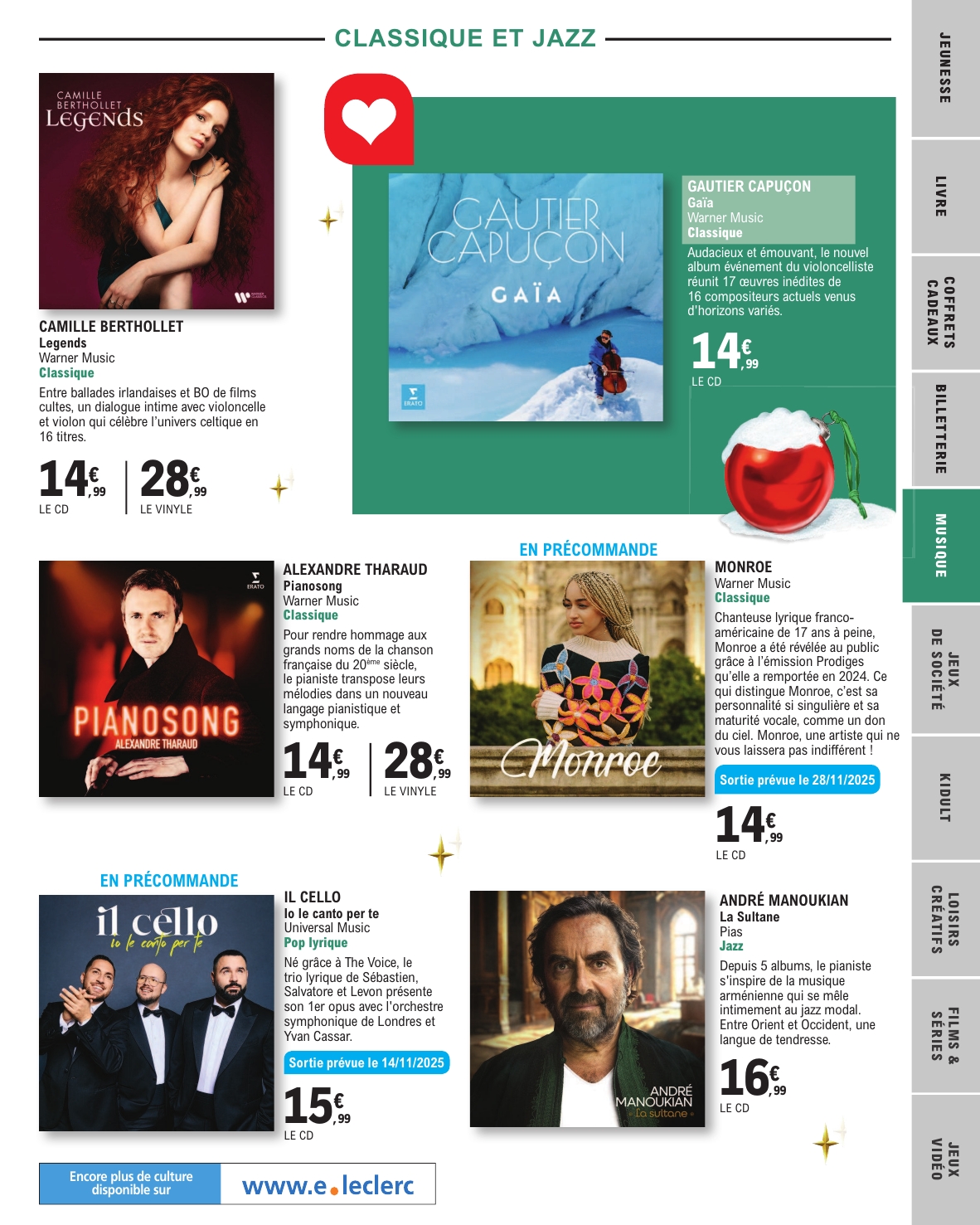 e-leclerc - Catalogue E.Leclerc - Selection Fin D'Annee valable du 11/11 au 20/12 - page: 63