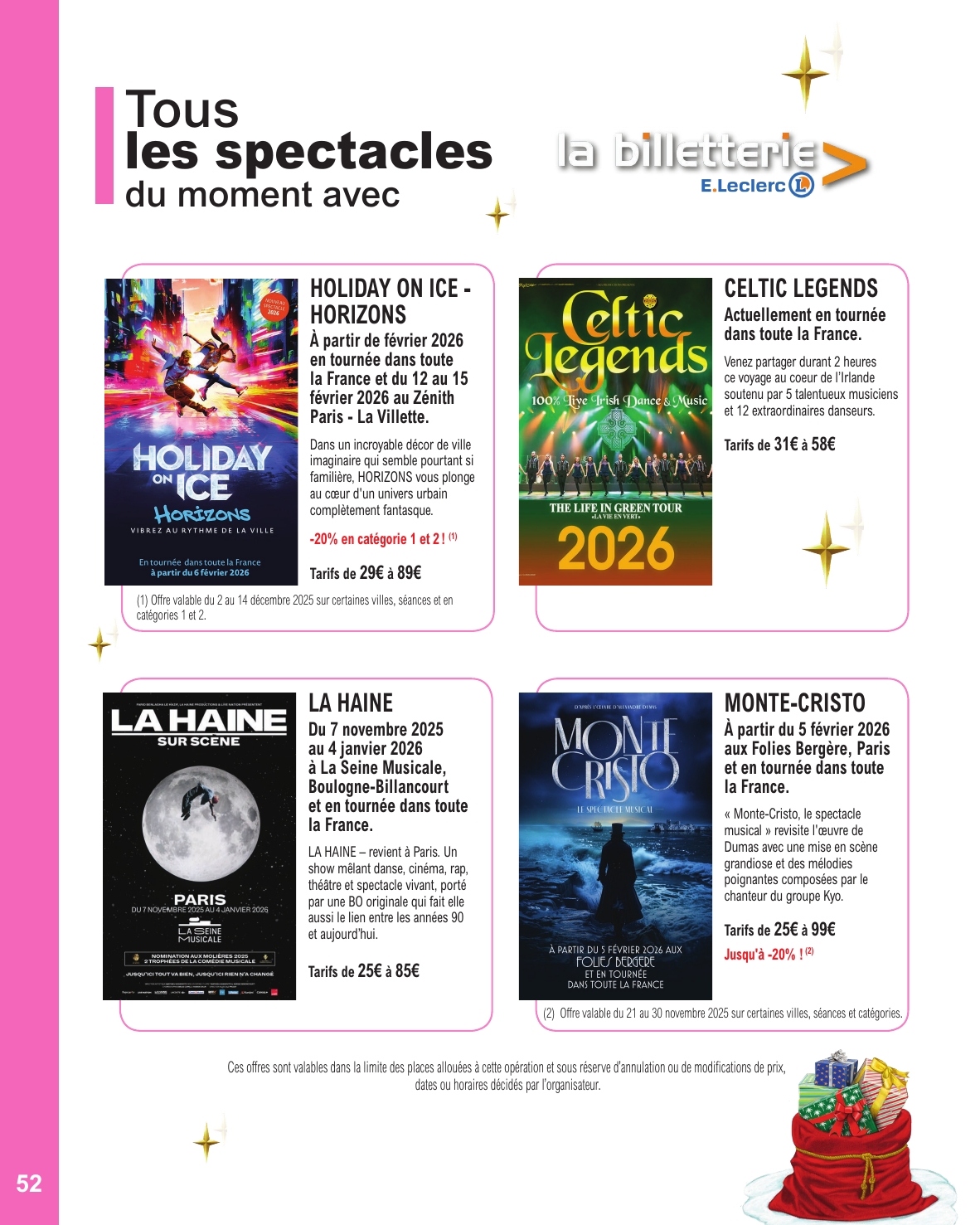 e-leclerc - Catalogue E.Leclerc - Selection Fin D'Annee valable du 11/11 au 20/12 - page: 52