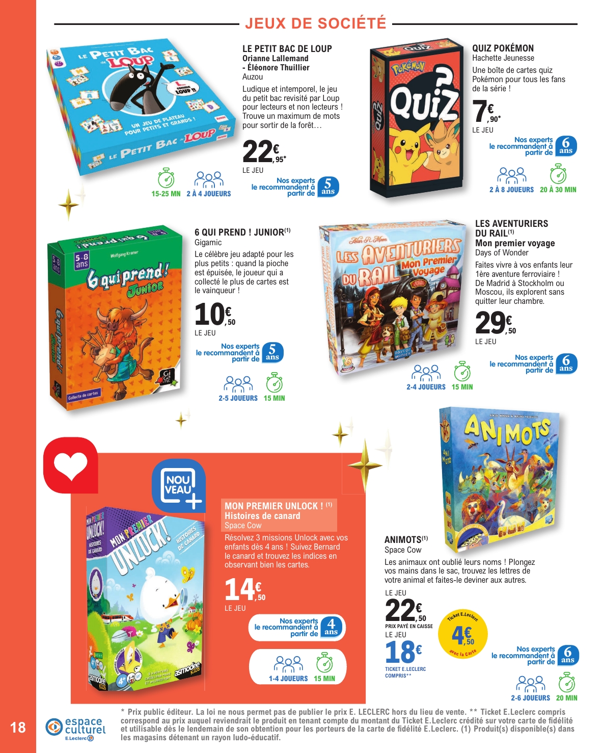 e-leclerc - Catalogue E.Leclerc - Selection Fin D'Annee valable du 11/11 au 20/12 - page: 18