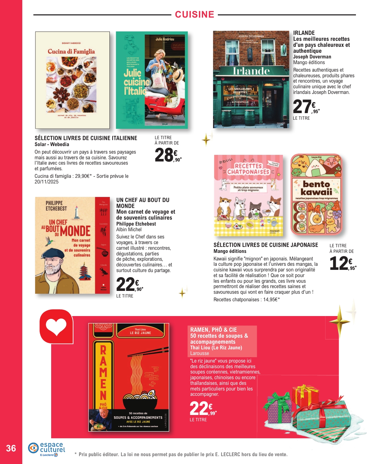 e-leclerc - Catalogue E.Leclerc - Selection Fin D'Annee valable du 11/11 au 20/12 - page: 36