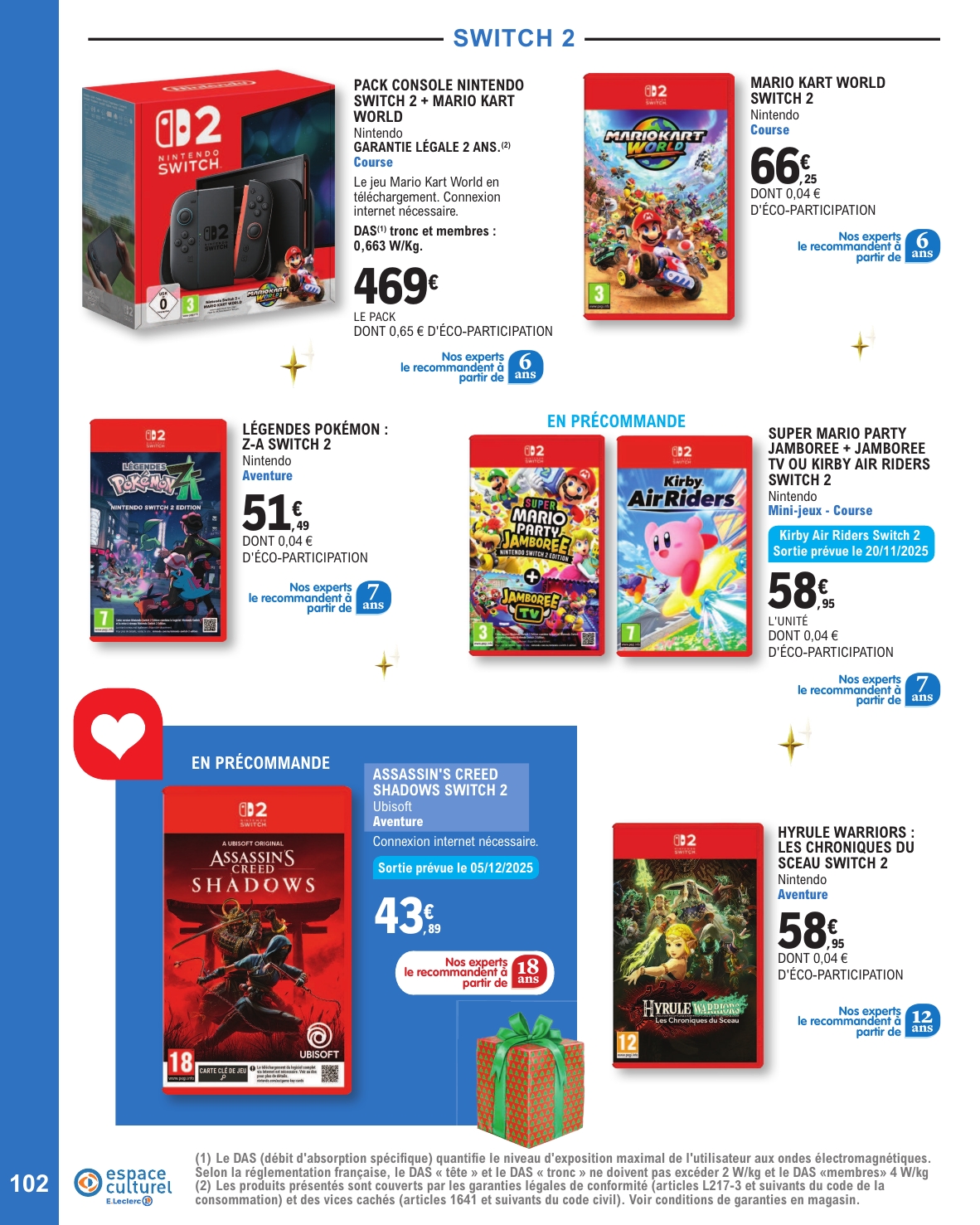 e-leclerc - Catalogue E.Leclerc - Selection Fin D'Annee valable du 11/11 au 20/12 - page: 102