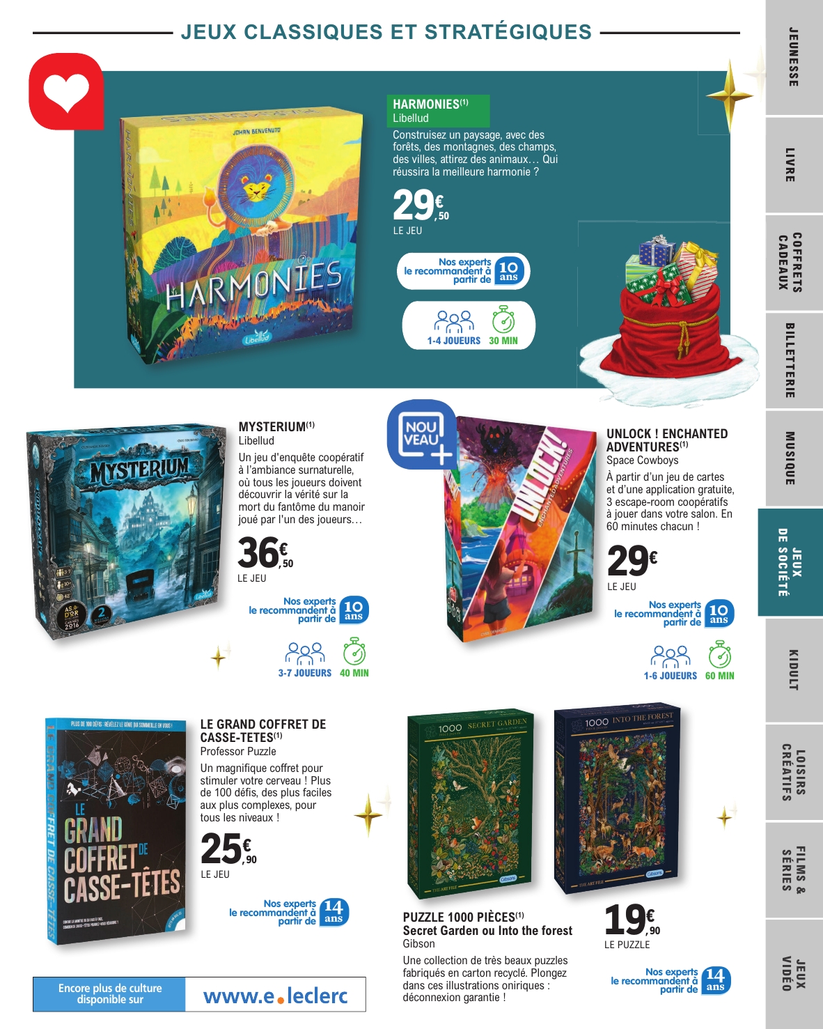 e-leclerc - Catalogue E.Leclerc - Selection Fin D'Annee valable du 11/11 au 20/12 - page: 69