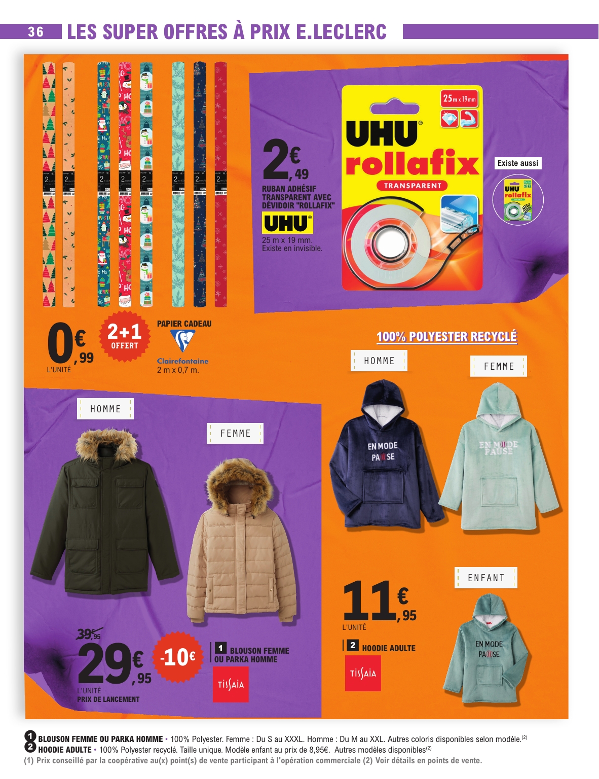 e-leclerc - Catalogue E.Leclerc - Super Pouvoirs d'Achat valable du 11/11 au 22/11 - page: 36