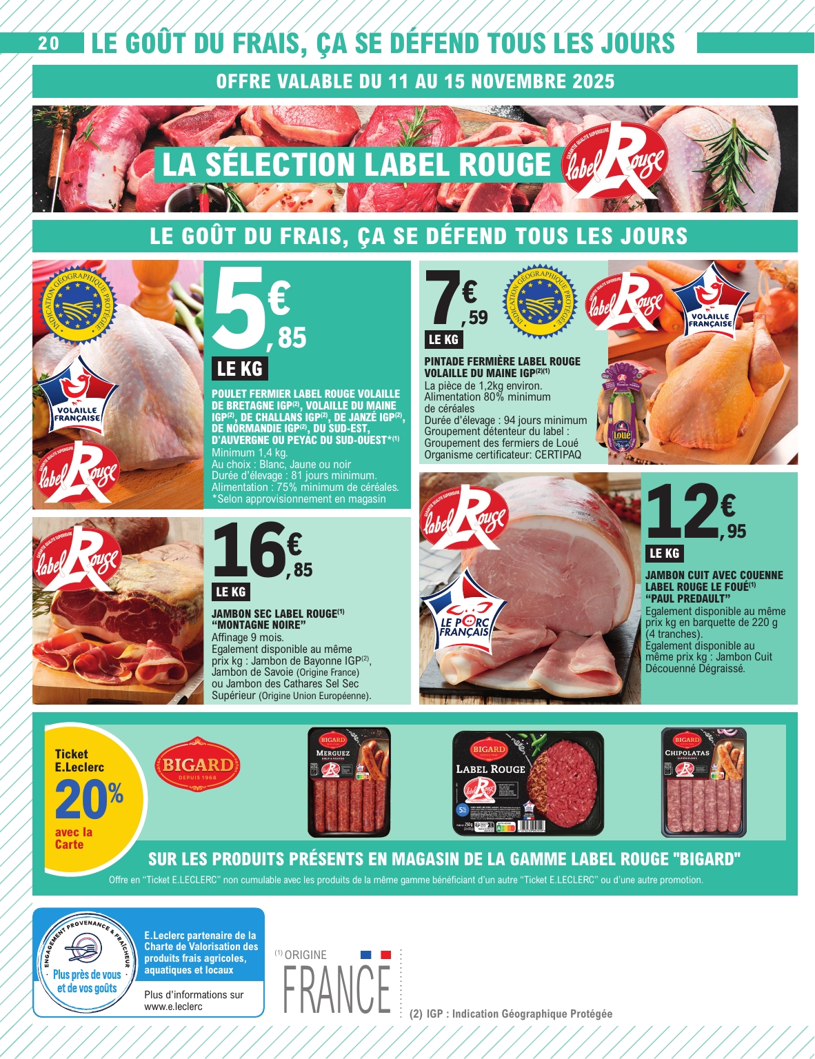 e-leclerc - Catalogue E.Leclerc - Super Pouvoirs d'Achat valable du 11/11 au 22/11 - page: 20