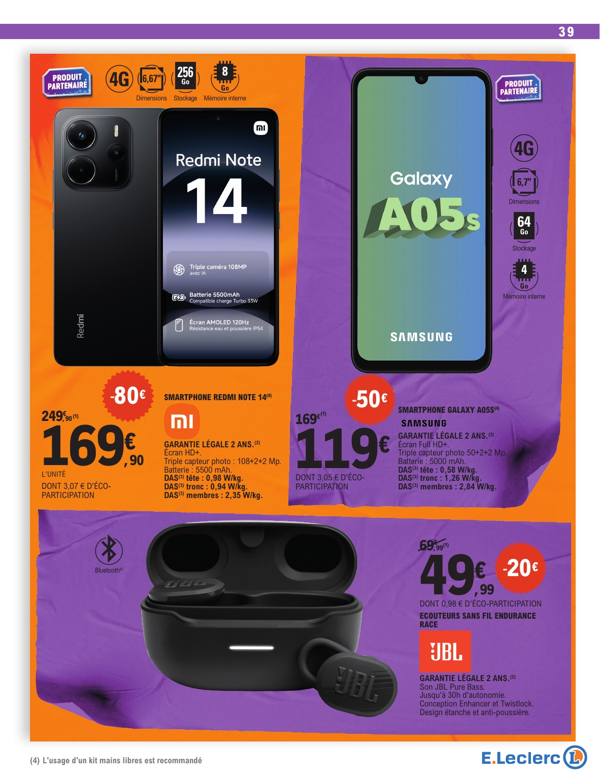 e-leclerc - Catalogue E.Leclerc - Super Pouvoirs d'Achat valable du 11/11 au 22/11 - page: 39