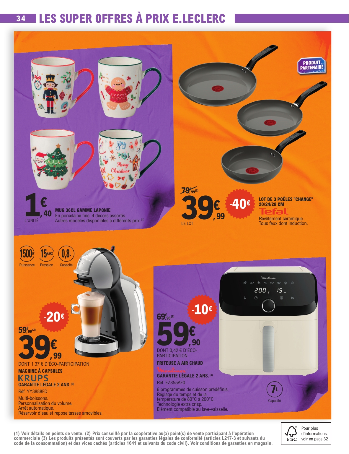e-leclerc - Catalogue E.Leclerc - Super Pouvoirs d'Achat valable du 11/11 au 22/11 - page: 34