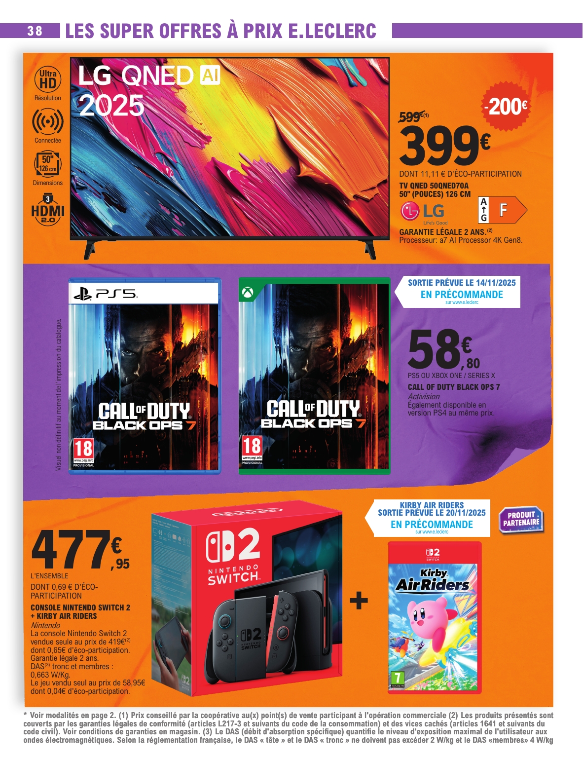 e-leclerc - Catalogue E.Leclerc - Super Pouvoirs d'Achat valable du 11/11 au 22/11 - page: 38