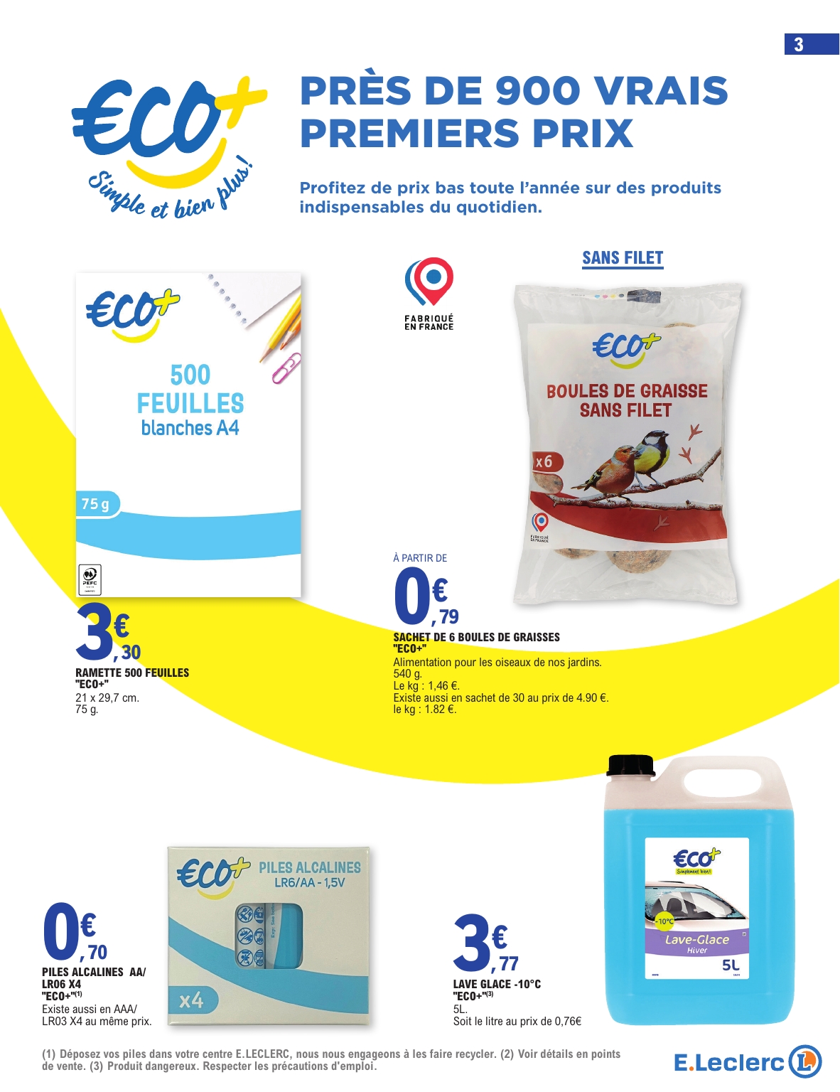 e-leclerc - Catalogue E.Leclerc - Super Pouvoirs d'Achat valable du 11/11 au 22/11 - page: 3