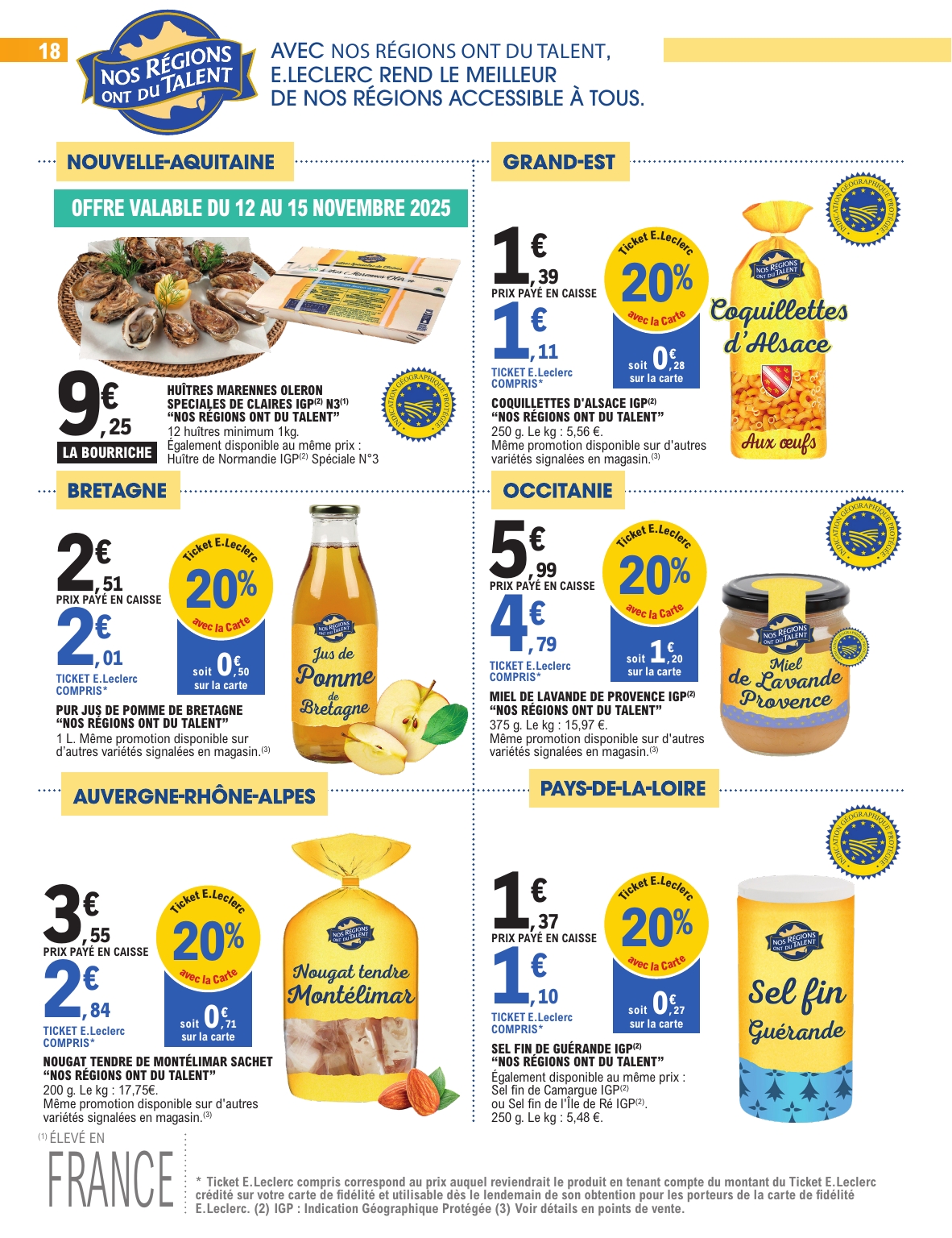 e-leclerc - Catalogue E.Leclerc - Super Pouvoirs d'Achat valable du 11/11 au 22/11 - page: 18