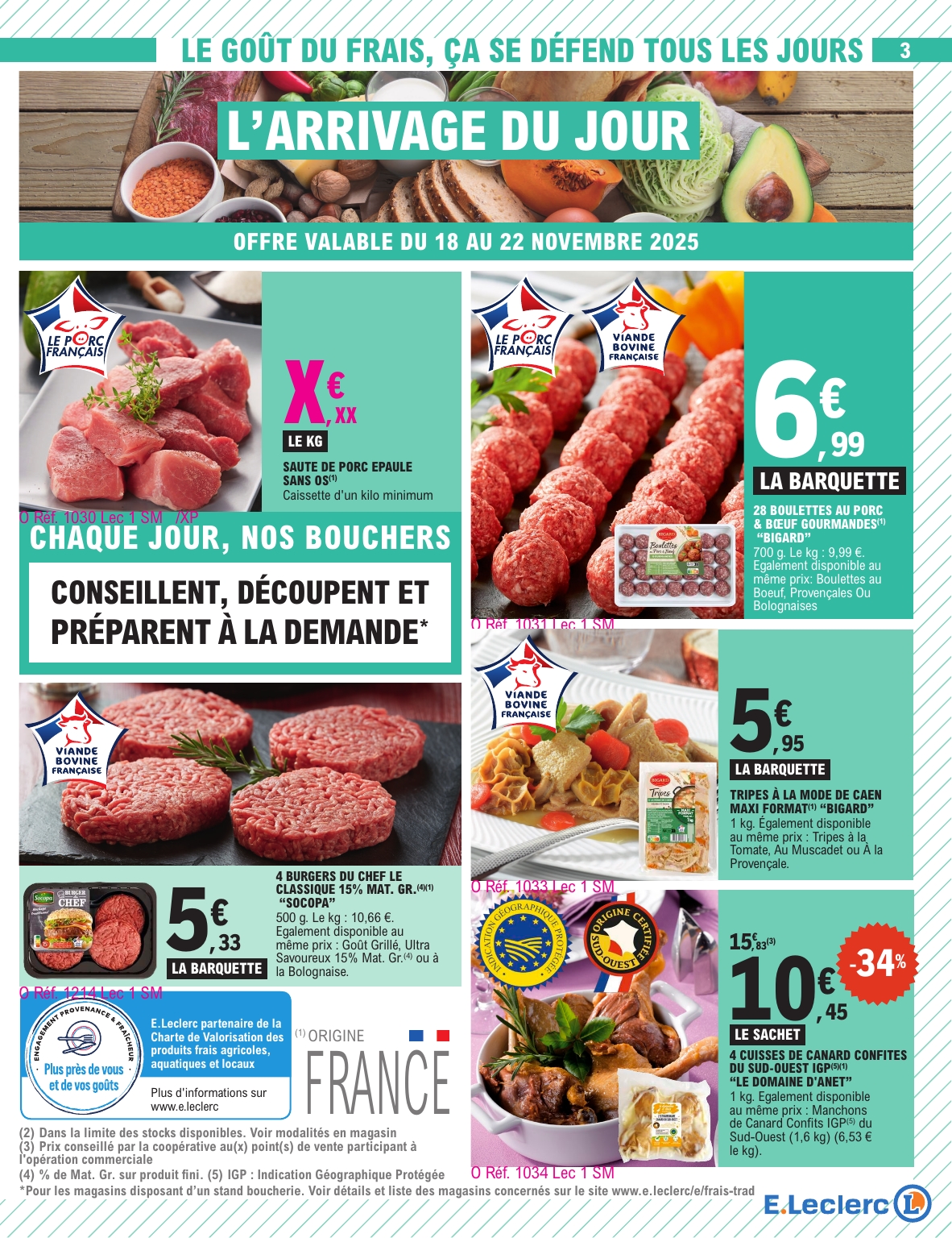 e-leclerc - Catalogue E.Leclerc valable du 18/11 au 29/11 - page: 3