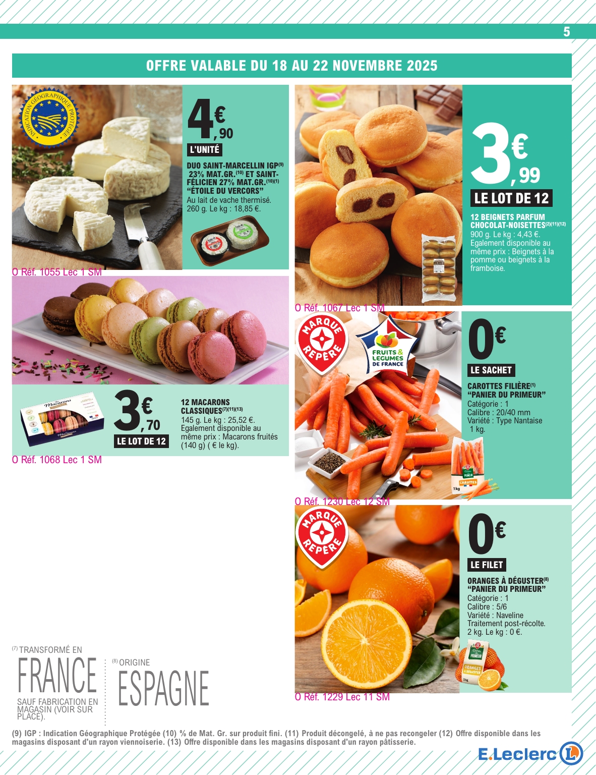 e-leclerc - Catalogue E.Leclerc valable du 18/11 au 29/11 - page: 5