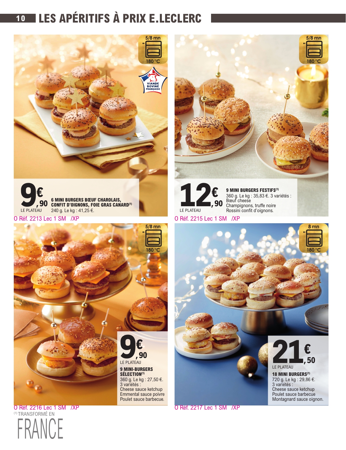 e-leclerc - Catalogue E.Leclerc - Carte Traiteur valable du 18/11 au 31/12 - page: 10