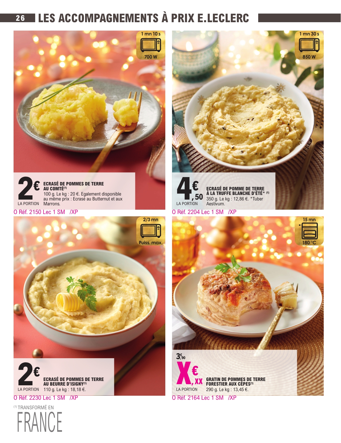 e-leclerc - Catalogue E.Leclerc - Carte Traiteur valable du 18/11 au 31/12 - page: 26