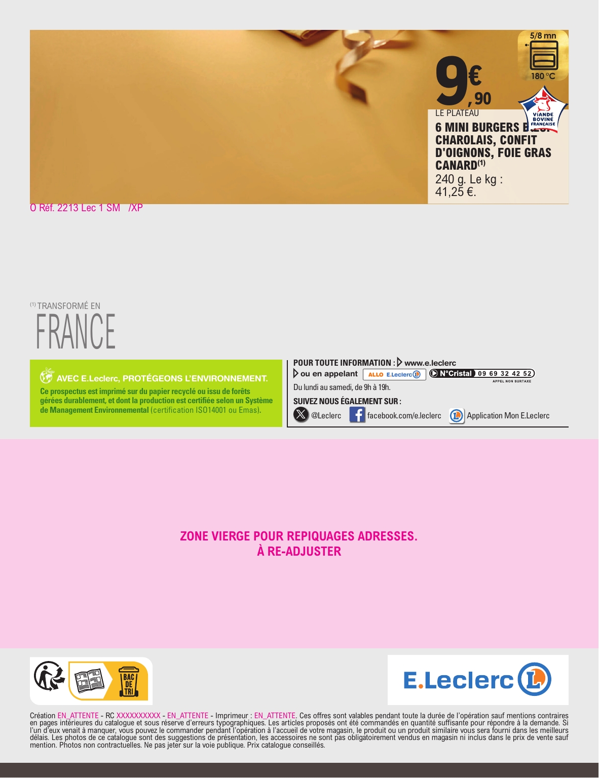 e-leclerc - Catalogue E.Leclerc - Carte Traiteur valable du 18/11 au 31/12 - page: 36
