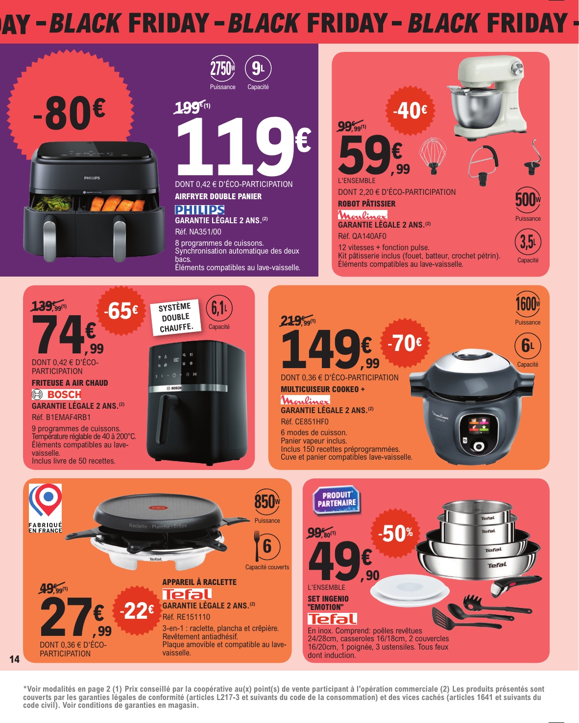 e-leclerc - Catalogue E.Leclerc - Black Friday valable du 21/11 au 30/11 - page: 14