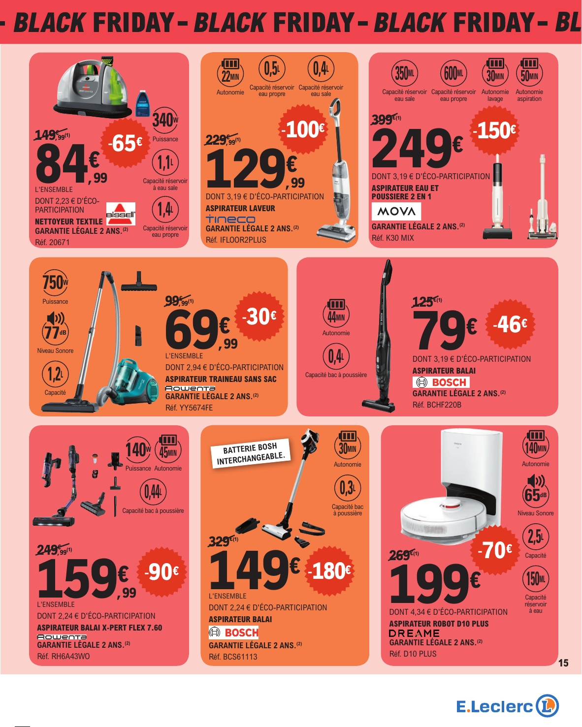 e-leclerc - Catalogue E.Leclerc - Black Friday valable du 21/11 au 30/11 - page: 15