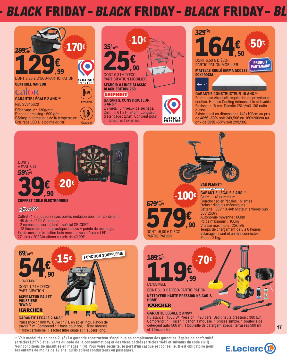e-leclerc - Catalogue E.Leclerc - Black Friday valable du 21/11 au 30/11 - page: 17